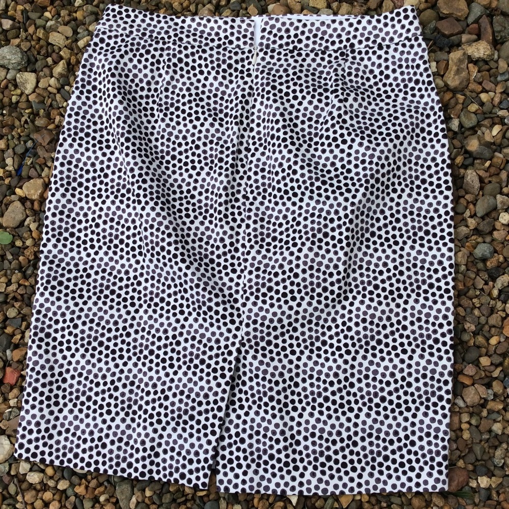 J .Crew dotted skirt,